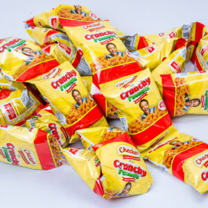 CHECKERS CRUNCHY PEANUT : 4 PACKS